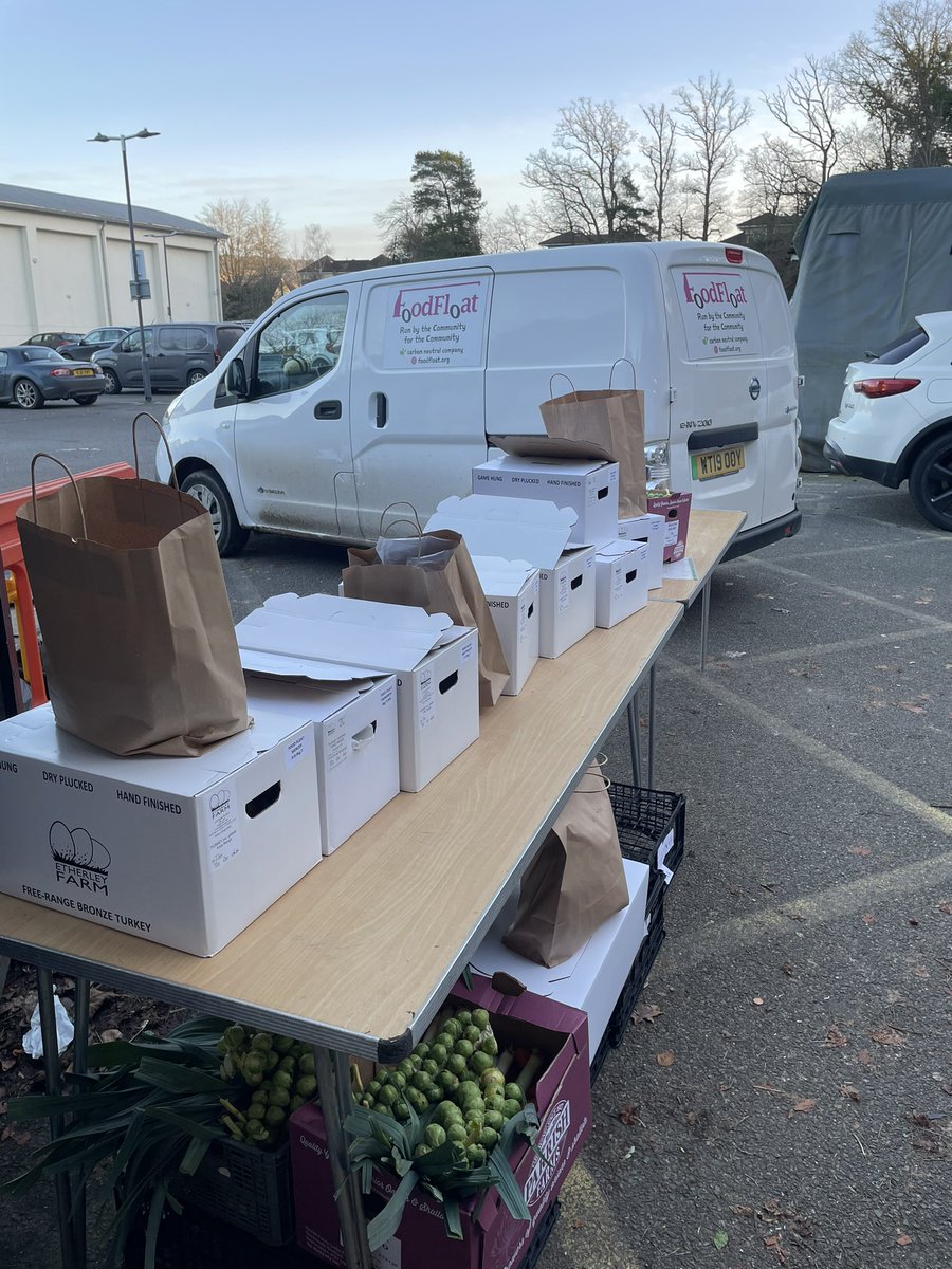 FoodFloat Operation ‘Turkey flinging’ is in full swing.  8 delivery elves flitting around the area.  PS.  We don’t fling any of the Turkeys.  
Lots of geese, ducks and capon ordered this year. Brilliant logistics and amazing quality birds by Etherley farm.