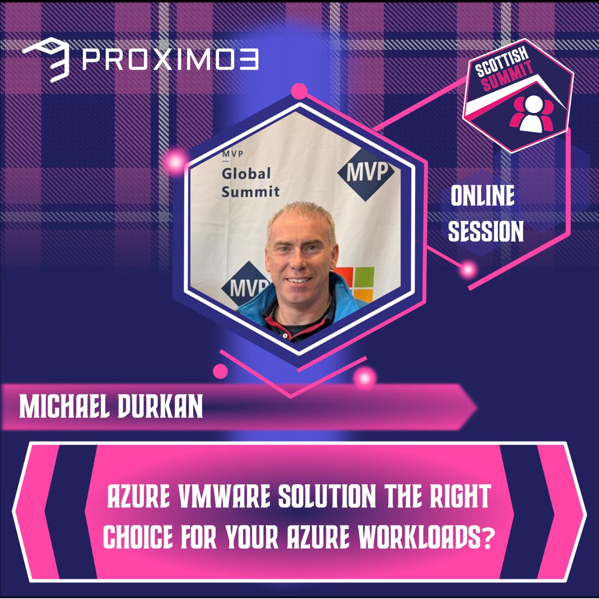 🌟Online Speaker Series Announcement! 🌟

Introducing Michael Durkan presenting a session on" Azure VMware Solution the right choice for your Azure workloads?".

Azure VMware Solution (AVS) allows organizations to run their VMware workloads natively on Azure, providing seamless