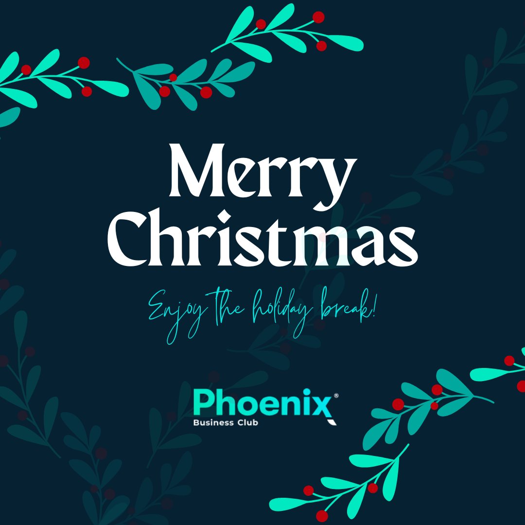 🎅🎄 From Phoenix Business Club...

Wishing you a magical Christmas filled with love, laughter, and holiday cheer! ✨🎁 

#MerryChristmas #FestiveVibes