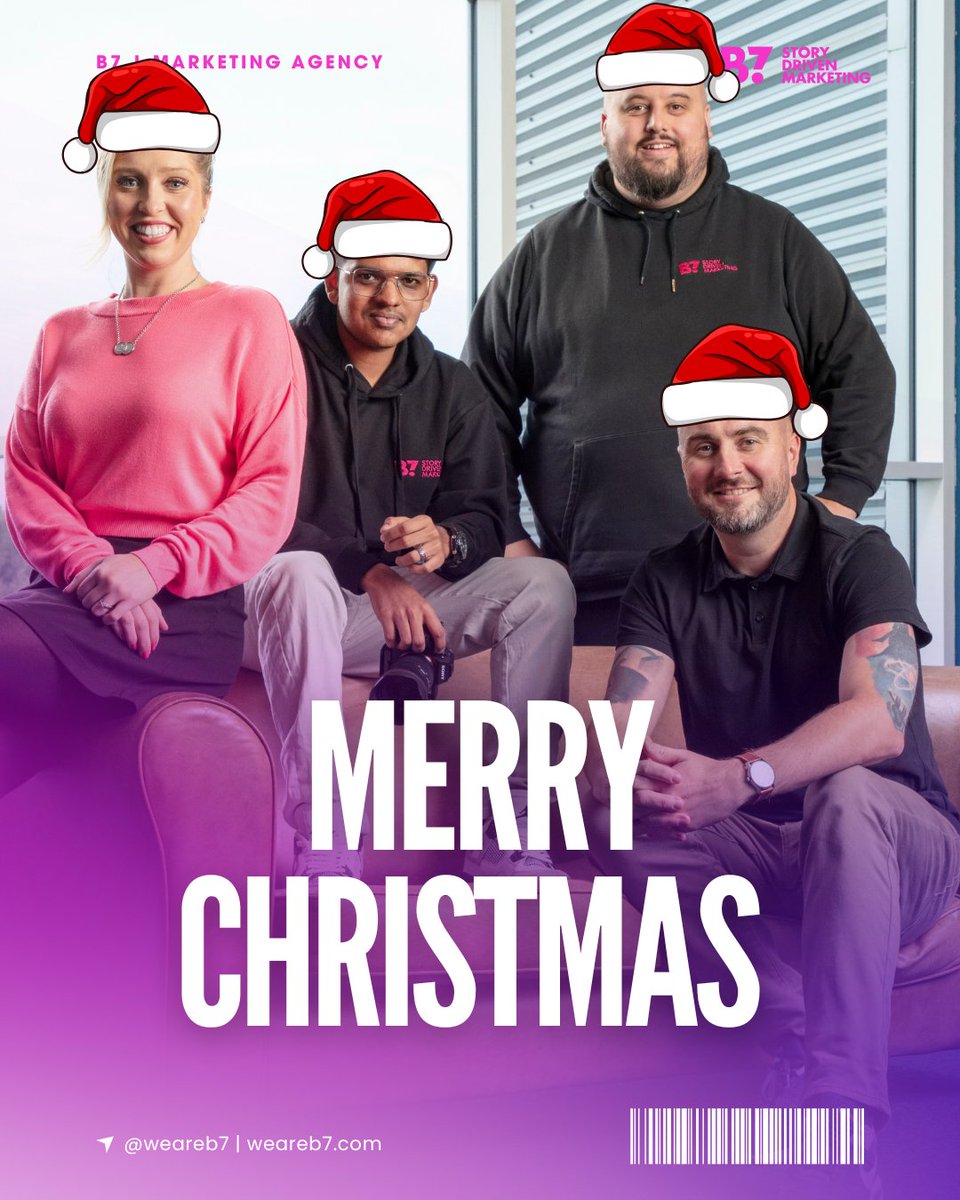 𝗠𝗘𝗥𝗥𝗬 𝗖𝗛𝗥𝗜𝗦𝗧𝗠𝗔𝗦 𝗙𝗥𝗢𝗠 𝗕𝟳

🎄 We'd like to wish all of our clients, partners, friends and families a very Merry Christmas! 🥂

#WeAreB7 #MerryChristmas