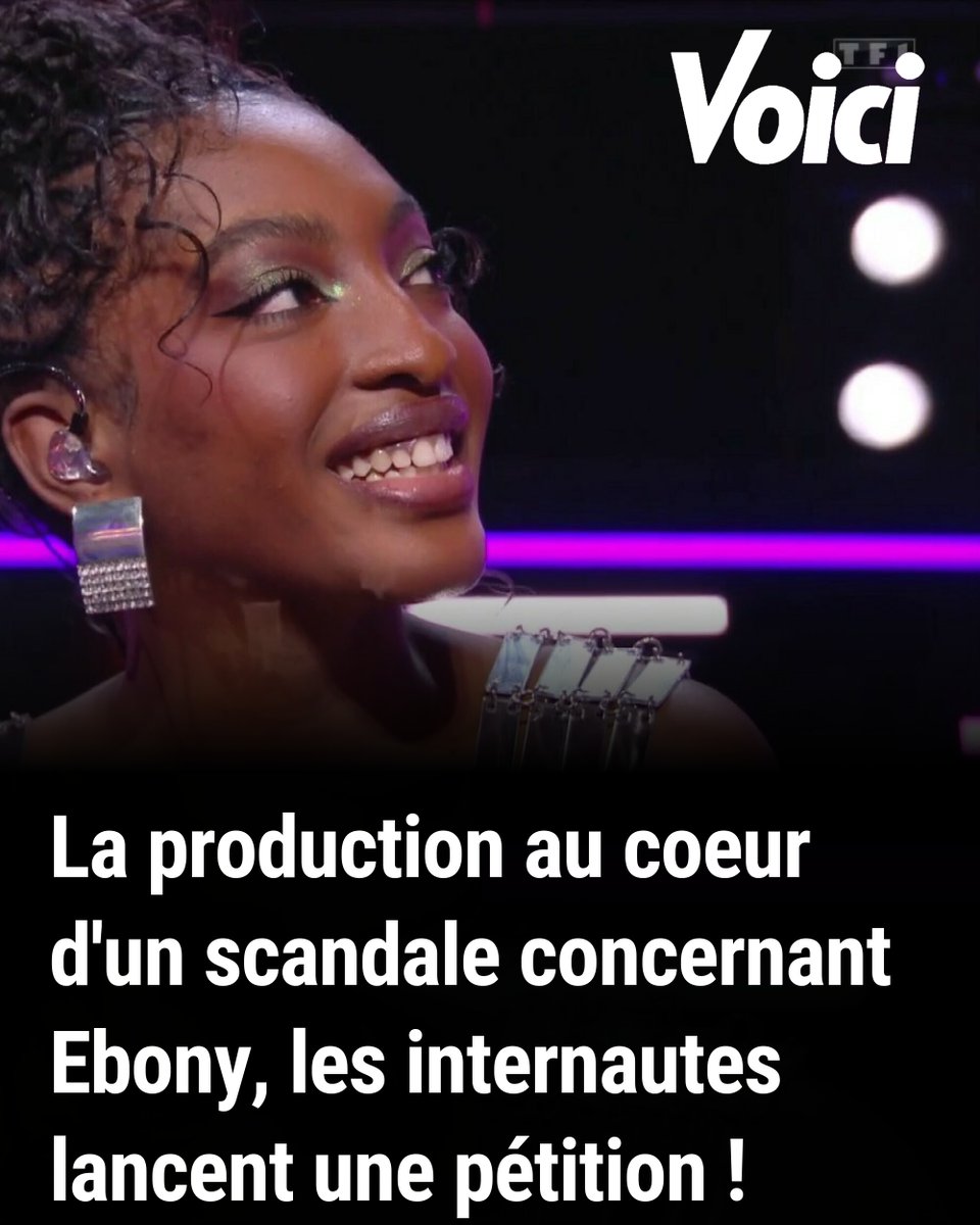 voici's tweet photo. Star Academy : la production au coeur d'un scandale concernant Ebony, les internautes lancent une pétition !
➡️ https://t.co/wywVzIPCcu https://t.co/jpThwF6f7A
