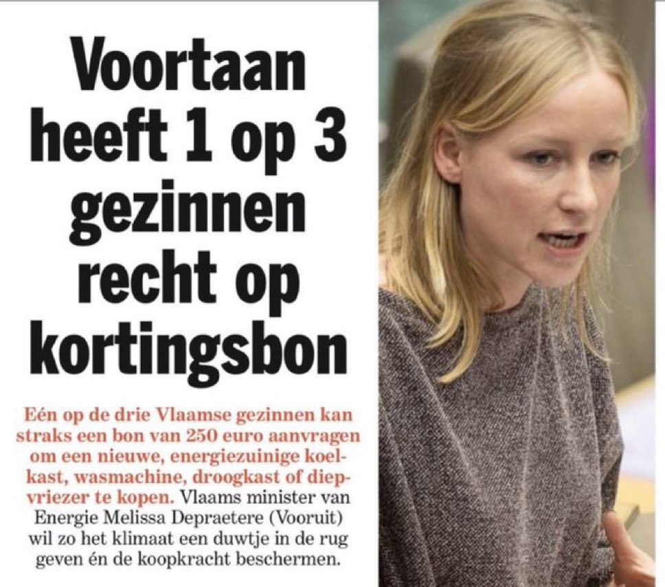 EvaDeBleeker's tweet photo. Het ‘gratis-beleid’ van de socialisten is helemaal terug.

Nog maar drie maanden in de Vlaamse Regering en het geld wordt al door ramen en deuren gesmeten.

Gratis bestaat niet. Dit is puur wanbeleid, waarvoor hardwerkende mensen zullen opdraaien. https://t.co/ugRDeu4E2c