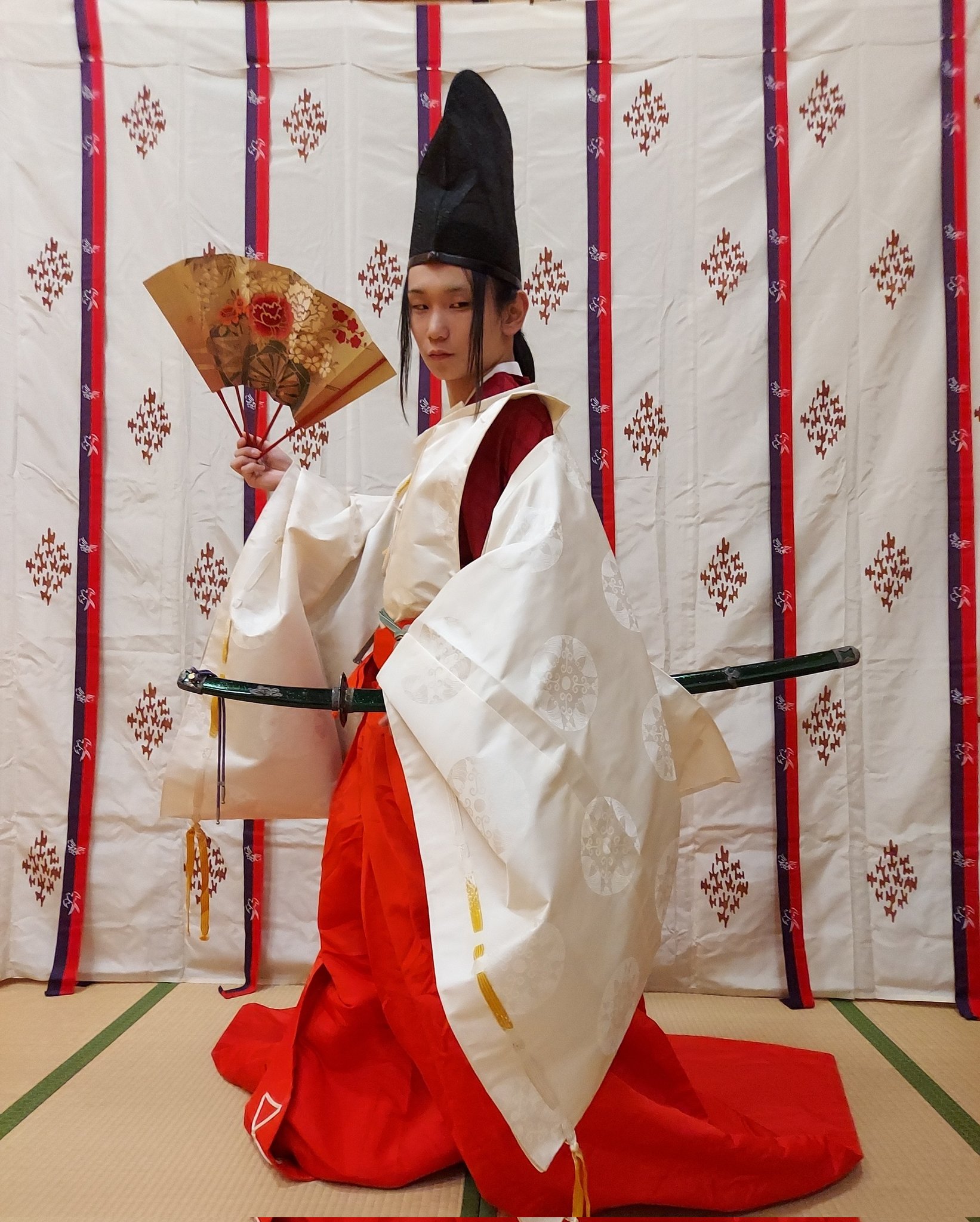 ミニ着物　白拍子装束 Amazon.co.jp: [WBooo] 和柄 サテン着物 ミニドレス 月兎 姫様