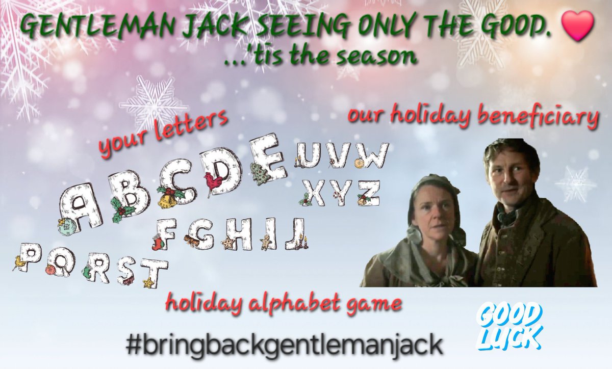 Gentleman Jack ‘tis the season! #BringBackGentlemanJack <a href="/BBC/">BBC</a> <a href="/LookoutPointTV/">Lookout Point TV</a>