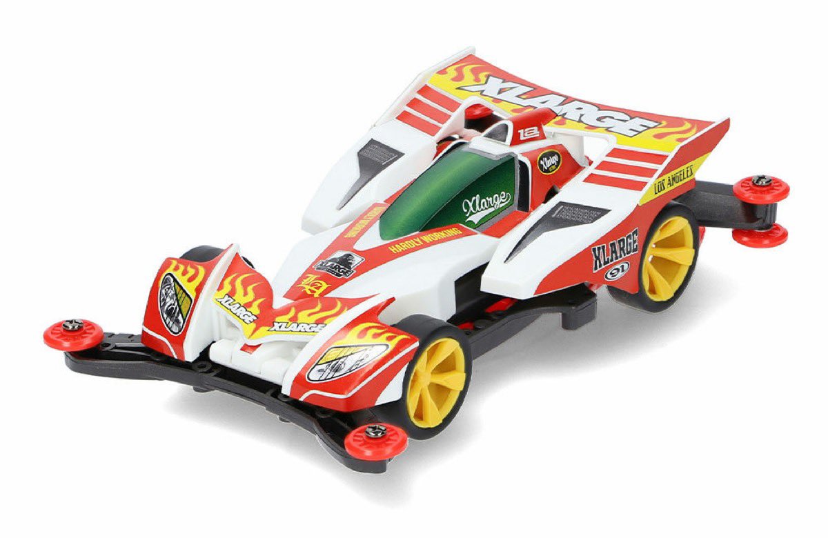 XLARGE®︎ x TAMIYA コラボ ミニ四駆 第三弾『HURRICANE SONIC』が国内