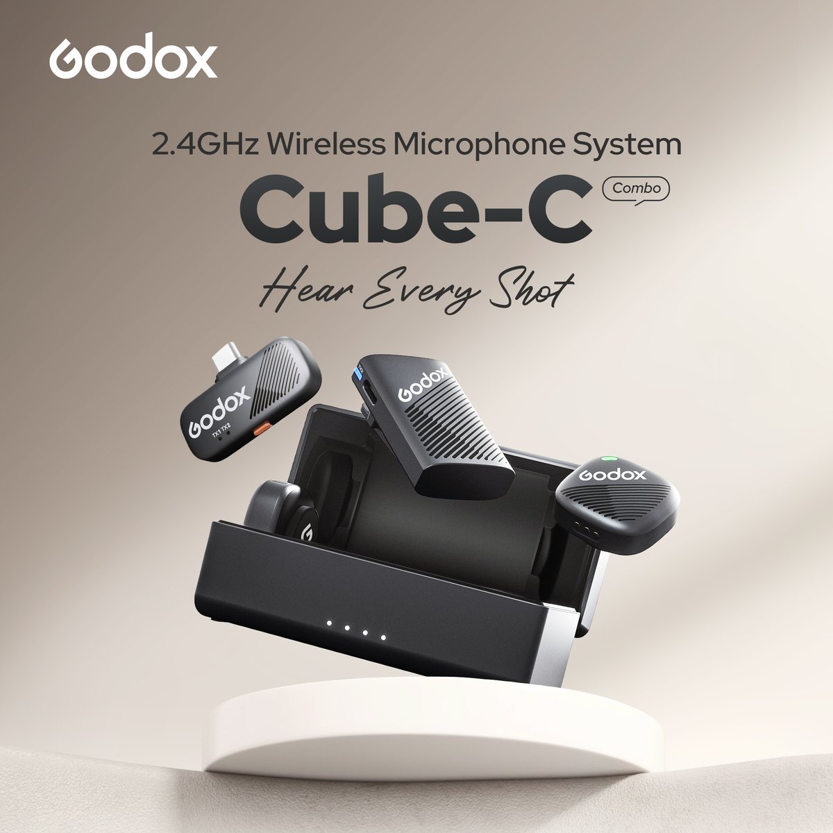GodoxAudio's tweet photo. Meet Cube-C Combo: an Omni-device compatible wireless mic system with ultra-light, tiny mics. 

👉Visit For More: 
https://t.co/LROrJI7W9E

#godoxaudio #godox #newrelease #videomaker #livestreamer #digitalcreator #videography #contentcreation #cubec #audiogear #heareveryshot https://t.co/FInrNXTaFg