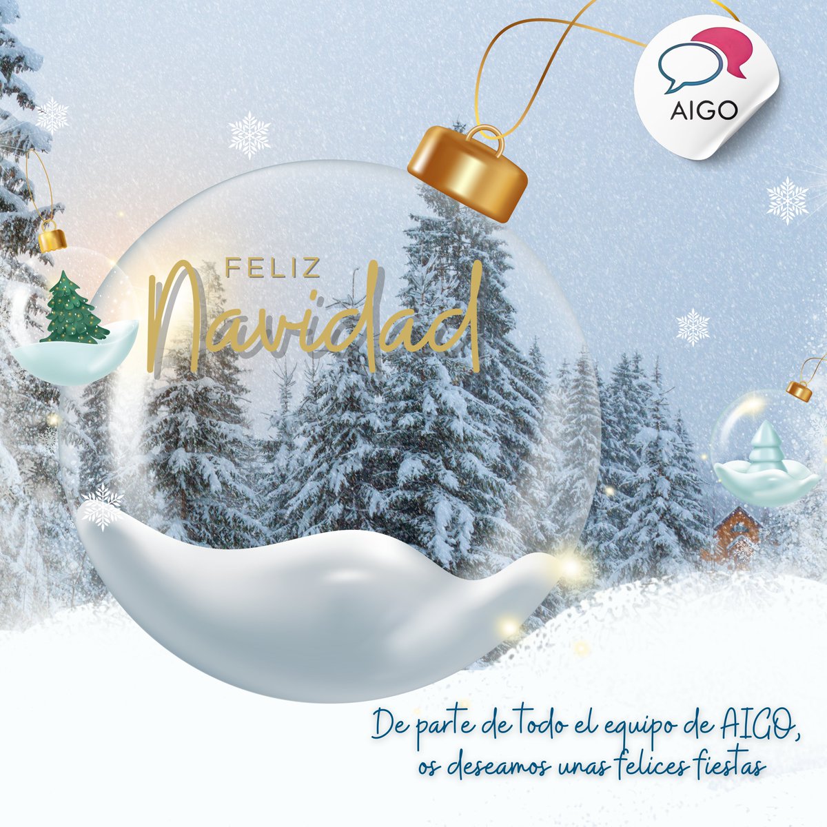 Aigo2019's tweet photo. 🎄✨ Felices Fiestas y nuestros mejores deseos para el 2025 ✨🎄

Desde AIGO, queremos desearles una Navidad llena de alegría y un Año Nuevo pleno de oportunidades, progreso y éxito. 

¡Por un 2025 lleno de logros y nuevos desafíos!✨

#AIGO #FelicesFiestas #feliznavidad https://t.co/RDNFje8ZYe