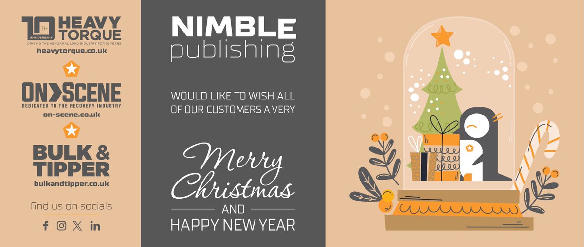 The Team at Nimble Publishing would like to take the opportunity to wish all our readers, advertisers and followers a very Merry Christmas and a Happy New Year!

We hope you all have a fabulous festive season, and we’ll see you in 2025!