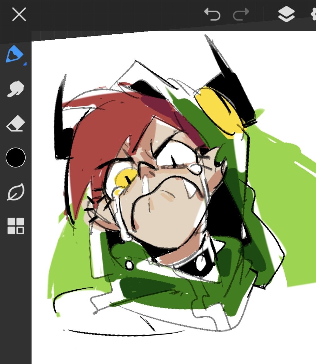 I don't draw her often because she has too many asymmetrical elements and my memory is poor.
But she's perfect. She's my favourite pumpkin pie🥧
#villainous #villanos