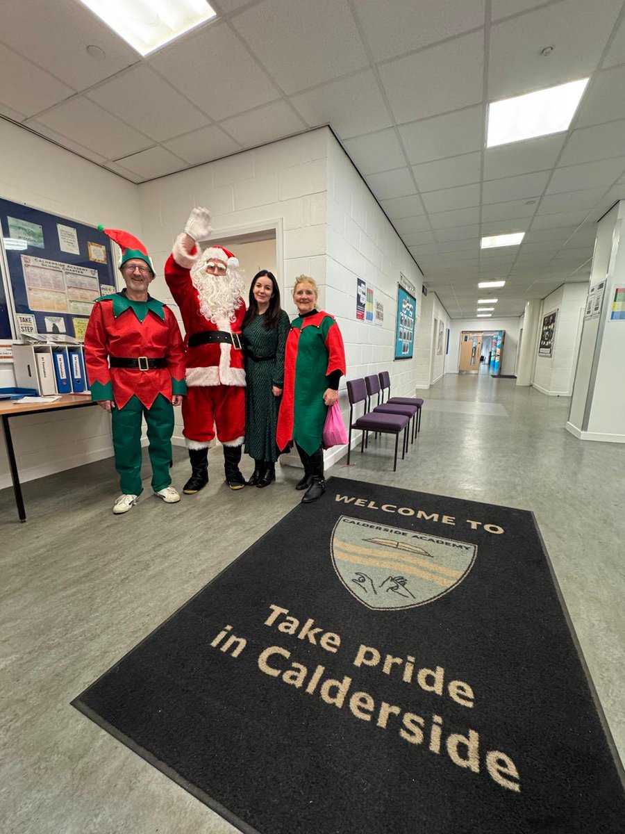 We’ve loved working with <a href="/caldersideac/">Calderside Academy</a> this year! Can’t wait to see what next year holds in store for us! Merry Christmas to Mrs Calder, all the staff, the young people and their families!🎄🤶🎁