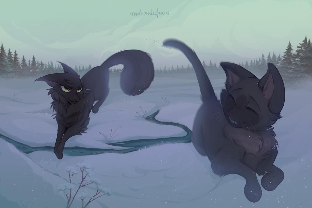 rouleaudefraise's tweet image. «Would you come here and spin with me?»
#warriorcats