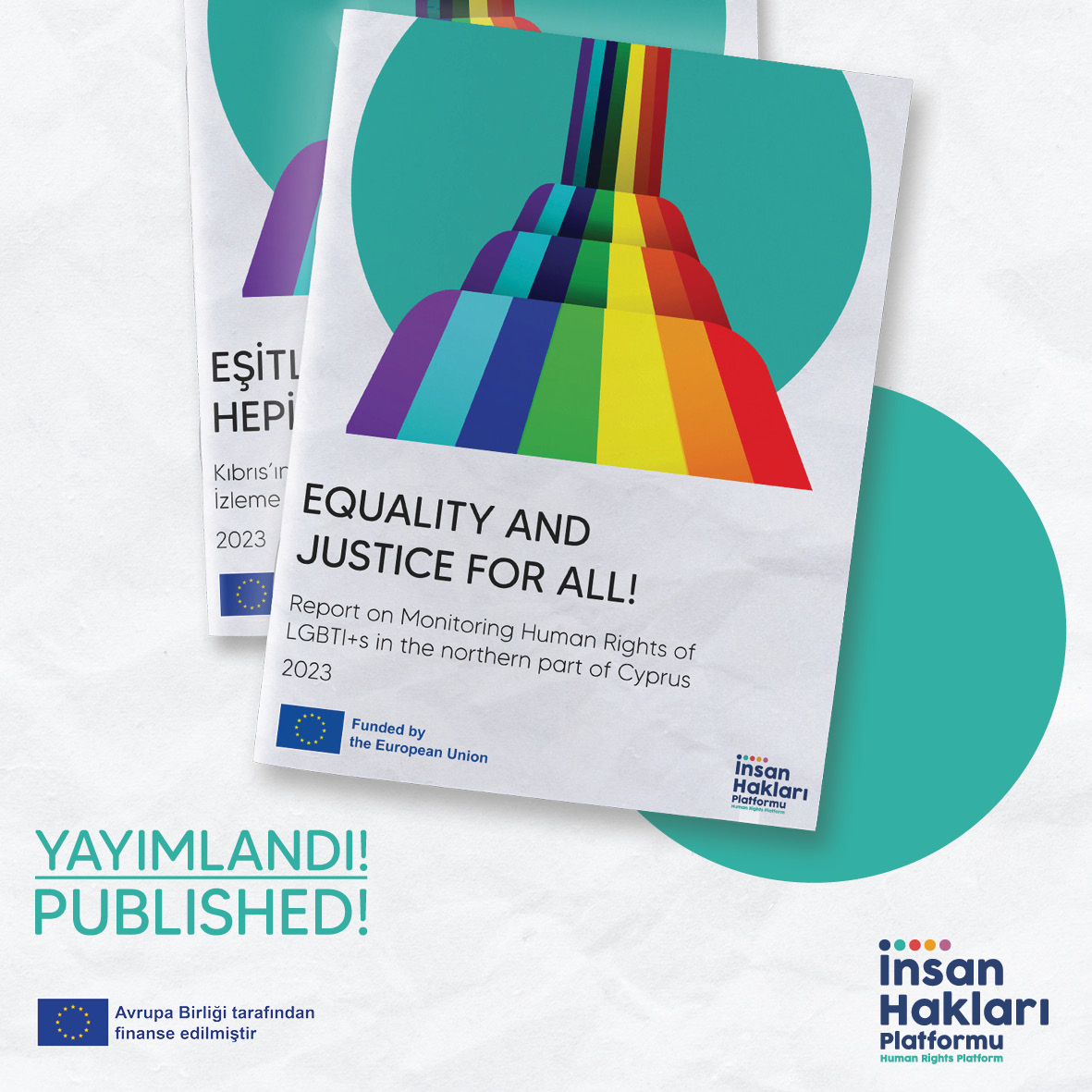 🌈 Kıbrıs’ın kuzeyinde LGBTİ+’ların İnsan Haklarını İzleme Raporu - 2023 yayımlandı! 
--
🌈 The 2023 Report on Monitoring Human Rights ofLGBTI+s in the northern part of Cyprus have been published!  

📜 Raporlar/ Reports: bit.ly/41QtI0O