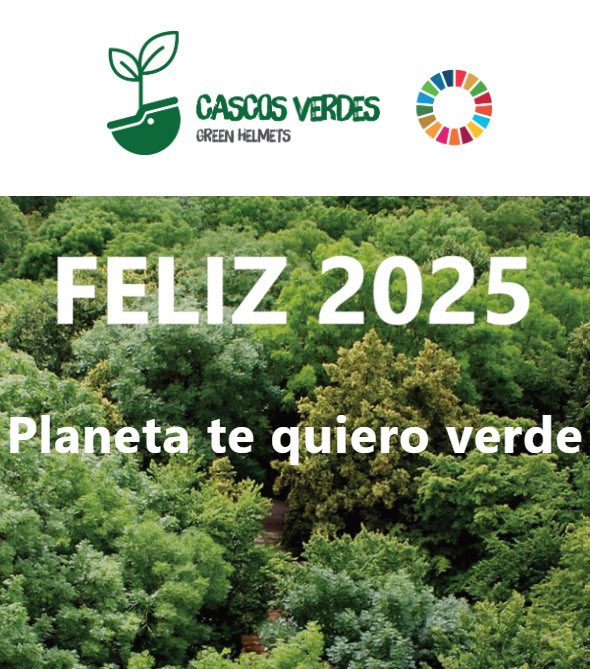 Por una Navidad feliz y un año 2025 más verde. ¡Felicidades! 🪖