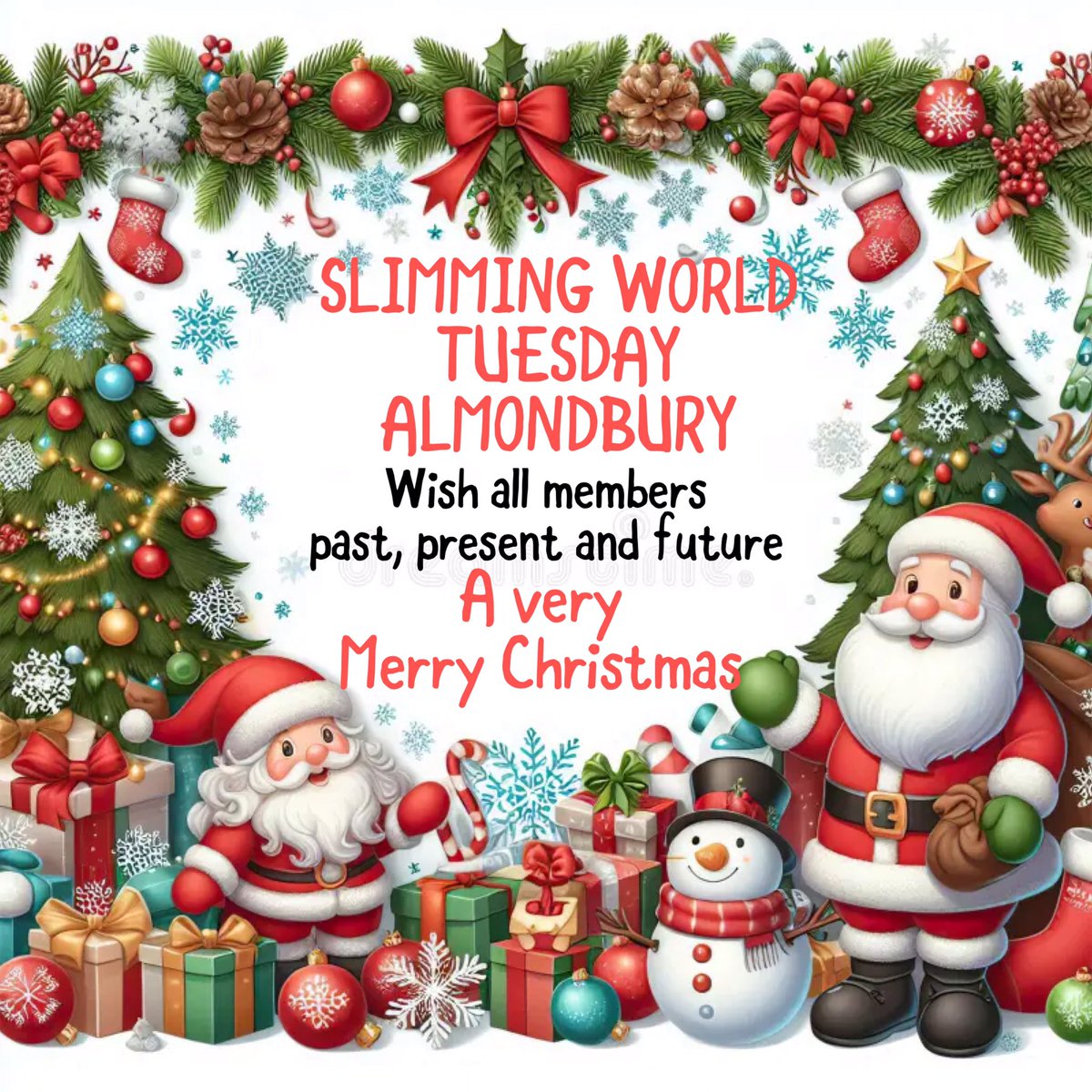 @almondburyslimmingw (@lynda_thwaites) on Twitter photo 🎅🏻🎅🏻MERRY CHRISTMAS🎅🏻🎅🏻
Here for you 52 weeks a year
ALMONDBURY SLIMMING WORLD
All Hallow’s Church Hall
Westgate HD5 8XF
Tuesdays 9.30am 5.30pm 7.00pm
🎅🏼Christmas week open🎅🏼
Monday 4.30pm till 7.00pm
Tuesday 8.15am till 10.30am
#slimmingworldalmondburyrocks
<a href="/SlimmingWorld/">Slimming World</a> 🎅🏻🎅🏻MERRY CHRISTMAS🎅🏻🎅🏻
Here for you 52 weeks a year
ALMONDBURY SLIMMING WORLD
All Hallow’s Church Hall
Westgate HD5 8XF
Tuesdays 9.30am 5.30pm 7.00pm
🎅🏼Christmas week open🎅🏼
Monday 4.30pm till 7.00pm
Tuesday 8.15am till 10.30am
#slimmingworldalmondburyrocks
<a href="/SlimmingWorld/">Slimming World</a>