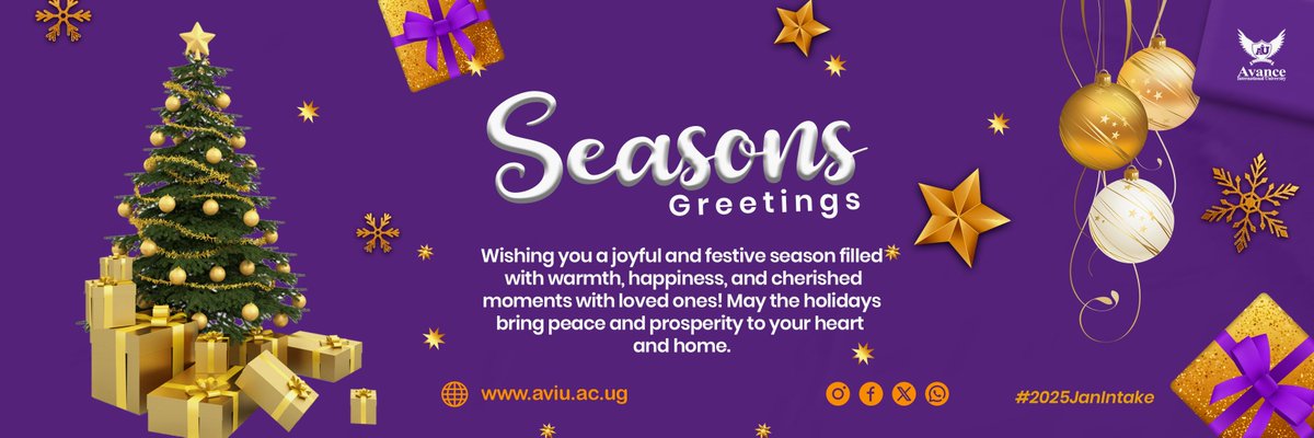 AvanceIU_uganda's tweet photo. @AvanceIU_uganda family wishes you happy #holidays
#AVIU #FestiveSeason https://t.co/WUXuMlZUb7