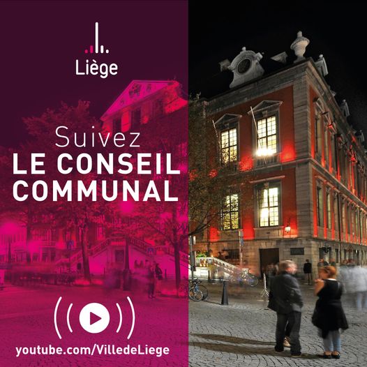 #CCLiège
⚠ A partir de 17h ce lundi 23 décembre, suivez en direct 🎥 le Conseil communal.
👉 Les débats peuvent être suivis en présentiel depuis l'Hôtel de Ville mais également grâce à notre retransmission en direct et en différé via conseilcommunal.liege.be
#liege #villedeliege