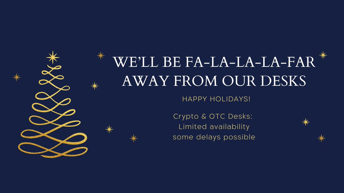 narvi_com's tweet image. 💸 Got crypto or OTC transactions? Heads up: our desks will run at limited capacity during the holidays. Expect possible delays.

Get your big moves done early to keep the holiday vibes rolling! 🎉 #Crypto #FintechTips