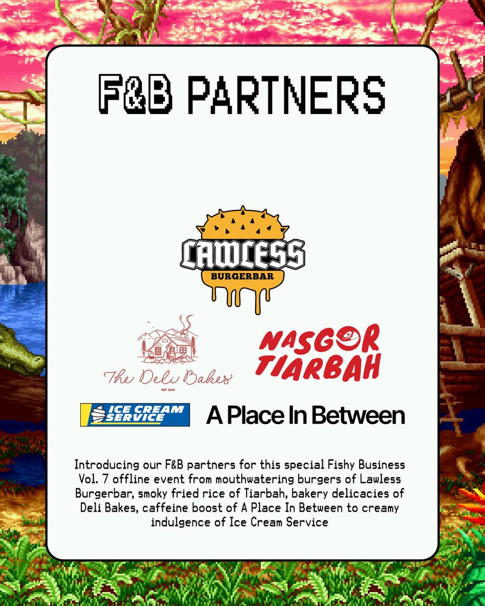 Special for this year’s event, we invite our curated F&amp;B tenants from:
<a href="/lawless/">chudson</a>.burgerbar
<a href="/nasgortiarbah/">Nasgor Tiarbah</a> 
@ice.cream.service 
@thedelibakes
@aplace__inbetween
It’s the perfect destination for this holiday season and a chance to grab your favorite pairs with your loved ones!
