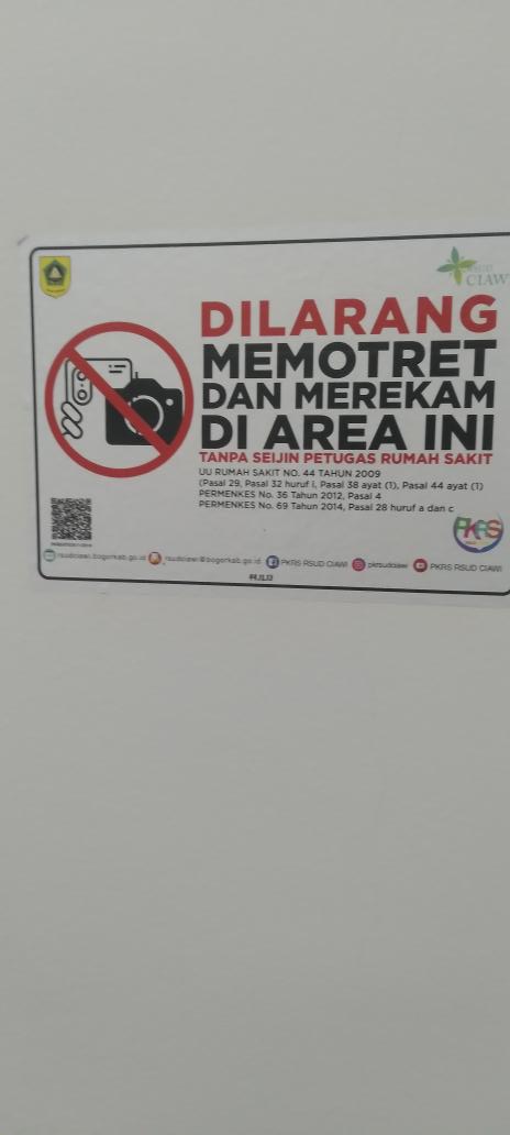 Makanya ada larangan memotret dan merekam di RS tersebut, karena tidak ingin praktek2 seperti diatas ketahuan publik.