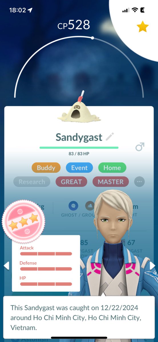 bino90psy's tweet image. Joyful piece for Advent.
#90psy #PokemonGO #CommunityDay #December2024 #Sandygast #Advent #Holiday #Winter #Christmas