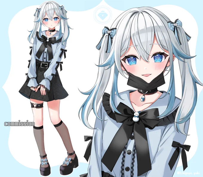 【お仕事】SUMLIVE所属 14期生 ( )✧꒰  雪灯ルミア 様  ꒱✧立ち絵担当させていただきました!男の娘ですよろしくお願いいたします#IRIAM  #お仕事募集中 