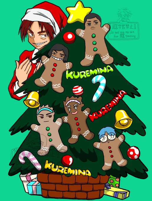 くれみなMerry Xmas良い子で居たら、きっと来るよ〜#弱ペダ 