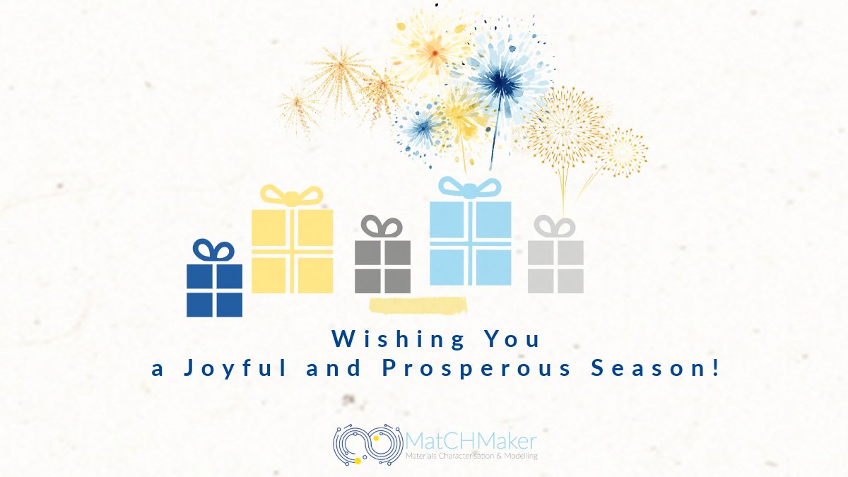 🎄 Season's Greetings from the #MatCHMakerProject!

Wishing you a joyful holiday season and a prosperous New Year 🎇.

Catch up on our 2024 activities in our newsletter 👉 bit.ly/4fnPITV