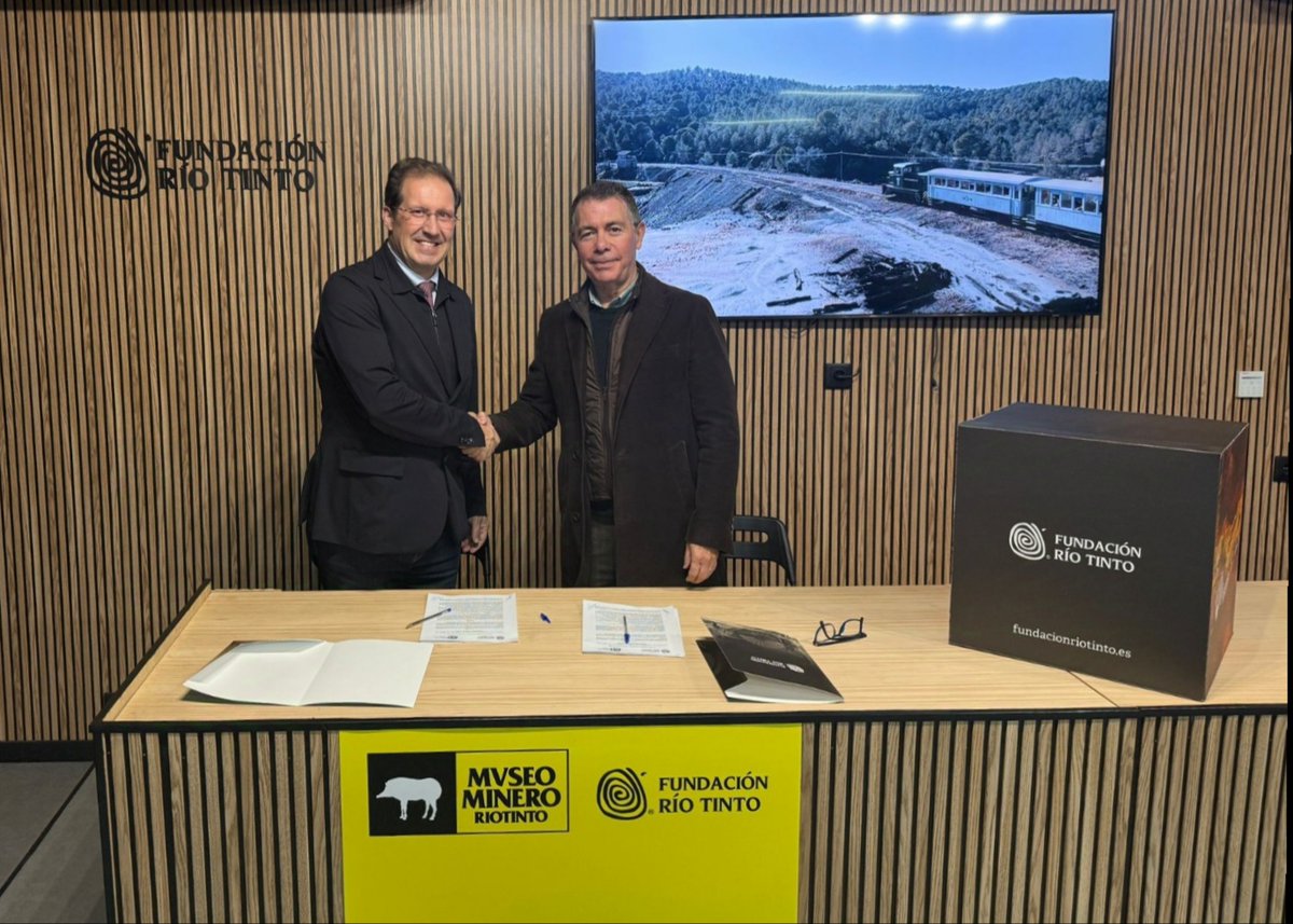 🟢 La Fundación #Minería y Vida y la Fundación Río Tinto firman un convenio de colaboración 🤝

➡️ cemento-hormigon.com/la-fundacion-m…