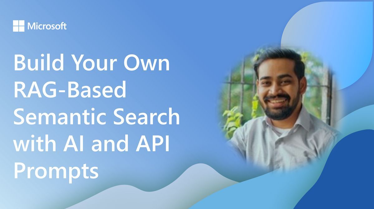 vesajuvonen's tweet image. 💡 Learn how to build a RAG-based semantic search using AI and API prompts!

Let T S Manoj Kumar guide you from zero to one in creating a custom, AI-powered search solution.

📺 Watch the demo here → youtu.be/-DIgFMnyQEs

#Microsoft365Dev #AI #SemanticSearch