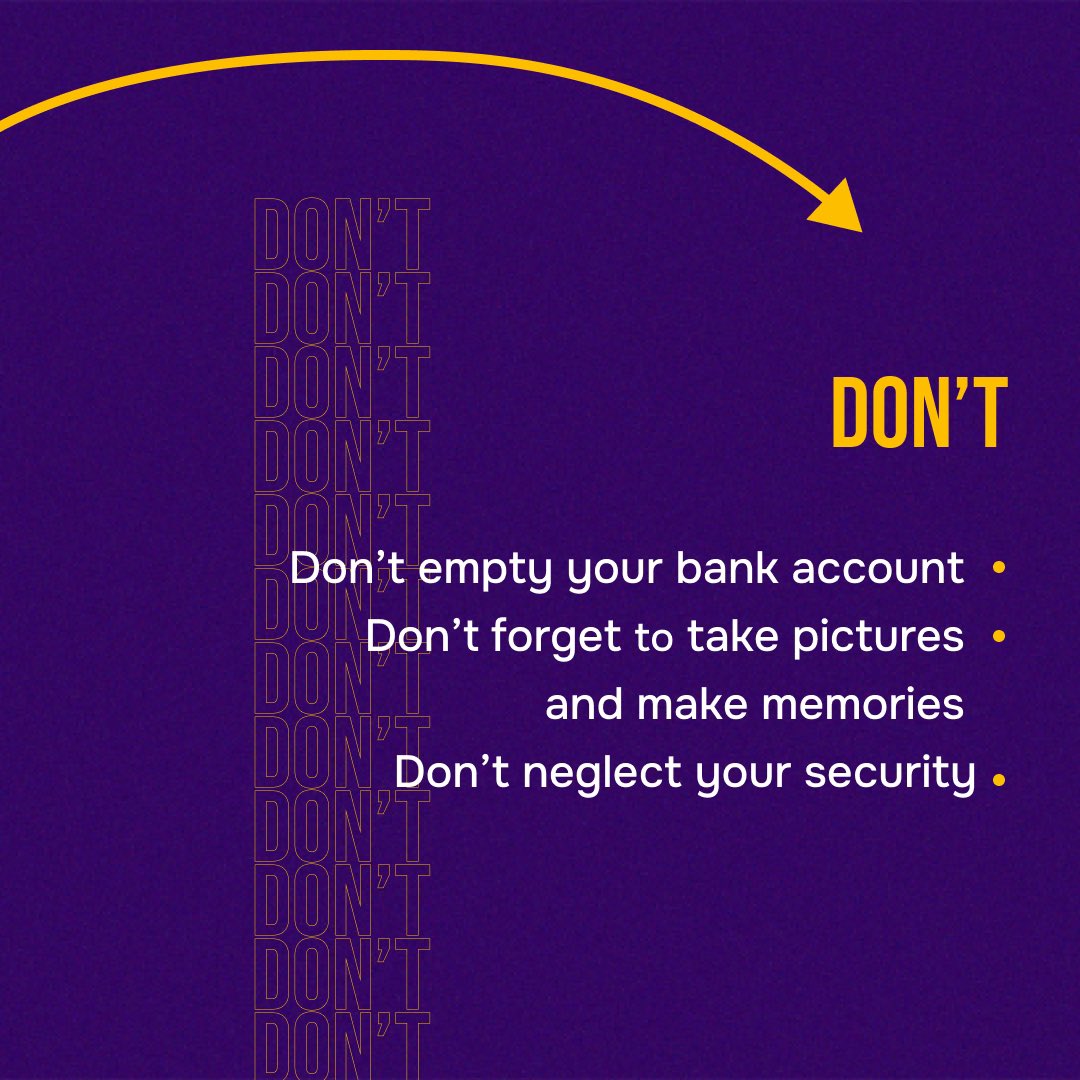 Shortlethubng's tweet image. Don’t
- Don’t empty your bank account 
- Don’t forget to take pictures and make memories 
- ⁠Don’t neglect your security

#dettydecemberinabuja #placestovisitabuja #shortletsinabuja