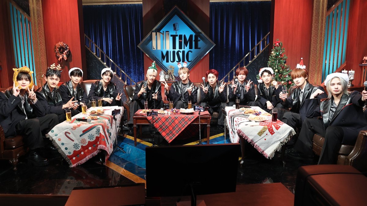 official__INI's tweet photo. 日本テレビ　
#INITIME MUSIC クリスマスSP🎄
ありがとうございました！

7TH SINGLE "THE VIEW" より
'ONE NIGHT' をTV初披露
させていただきました！🌕

🎥'ONE NIGHT' Performance Video
https://t.co/yPT2JdaPFD

次回のINITIME MUSIC 放送は
来年になります！
ぜひお楽しみに🎙️

#INI https://t.co/oX8EXEkA9x