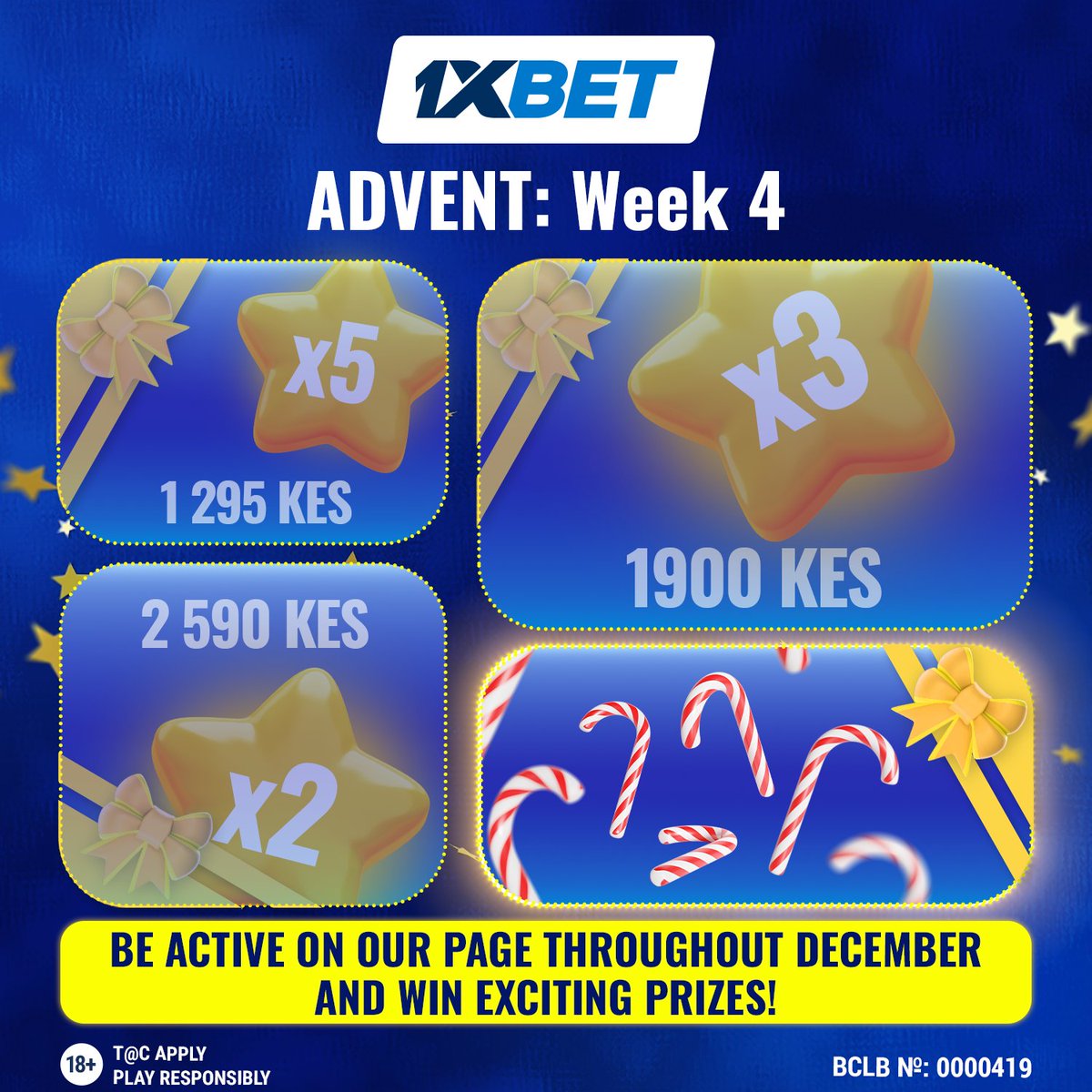 🤩The final week is your last chance!

✨ How to participate? 
1️⃣ Follow us. 
2️⃣ Drop your ID below. 
3️⃣ Be active: likes, comments, and shares boost your chances!

💡 Don’t miss this week’s surprise box—winners revealed Sunday! Start now! ⬇️

#1xBetAdvent #AdventContest #1xBet