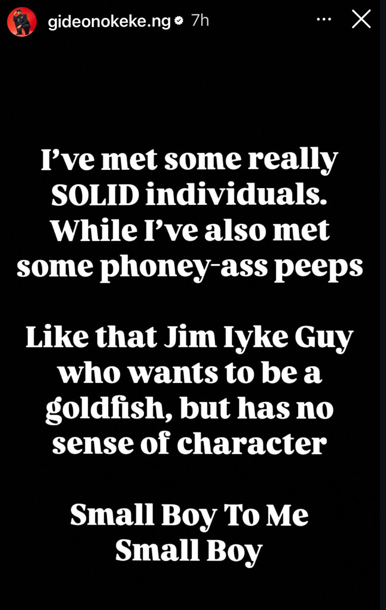 MikiGist's tweet photo. Gideon Okeke has these to say about Jim Iyke https://t.co/asOLVysNQF