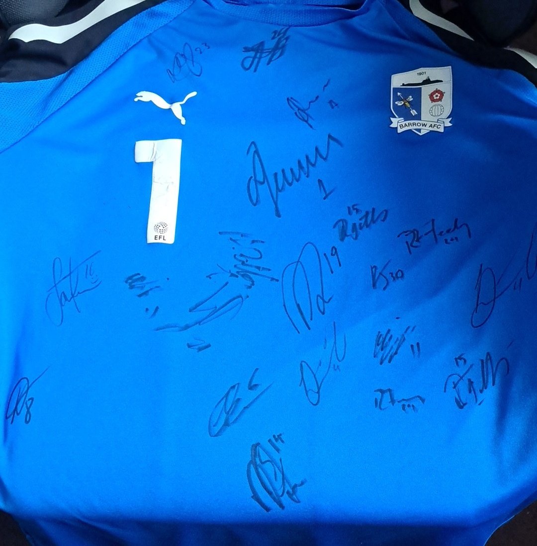 Nice Christmas gift from <a href="/BarrowAFC/">Barrow AFC</a>