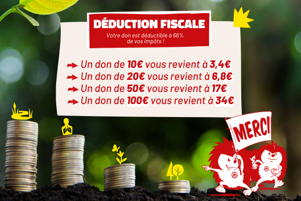 🌟 Derniers jours 2024 pour soutenir notre cause! Un don de 500 € vous revient à 170 € après réduction fiscale. 🌿 Aidez-nous à protéger la biodiversité et éduquer sur l'environnement. Faites un don ici 👉 fne-ain.org/don #Biodiversité #Don #Environnement