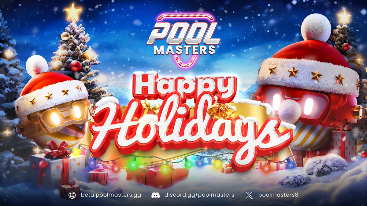 poolmasters8's tweet image. 🎱 Happy Holidays from the Pool Masters' team! 🎄🎁 May your break be lucky and your shots be perfect. Enjoy some festive fun on the tables! #PoolMasters #HappyHolidays #Christmas
