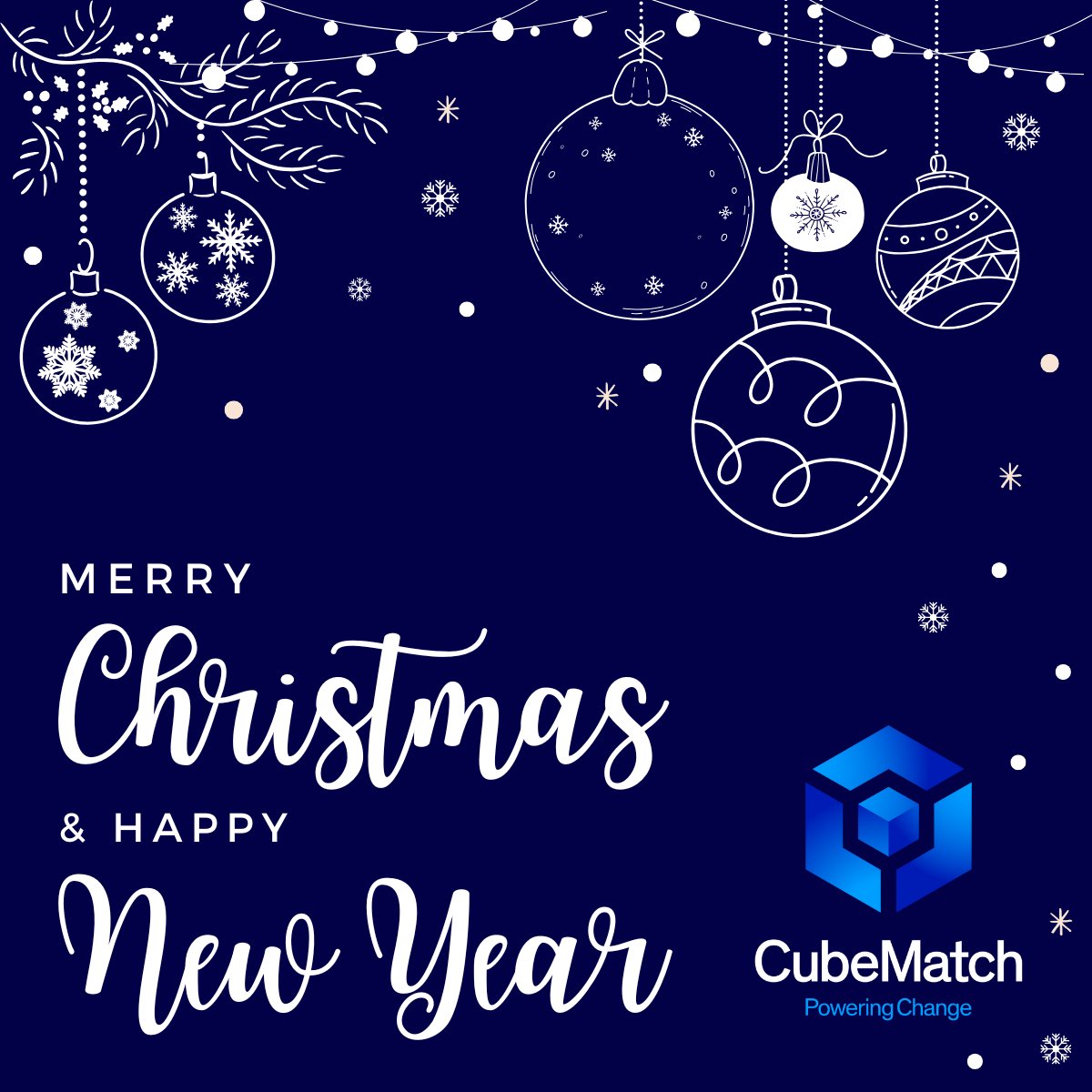 CubeMatch Ltd. (@cubematchltd) on Twitter photo 🎄CubeMatch would like to wish you all a very Happy Christmas and a healthy and prosperous New Year! We hope you all enjoy the festive season and get to spend time with your loved ones. 🎄
#HappyHolidays #MerryChristmas #HappyNewYear #BestWishes #PoweringChange 🎄CubeMatch would like to wish you all a very Happy Christmas and a healthy and prosperous New Year! We hope you all enjoy the festive season and get to spend time with your loved ones. 🎄
#HappyHolidays #MerryChristmas #HappyNewYear #BestWishes #PoweringChange