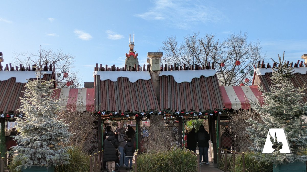 ❄️ Une nouvelle journée bien remplie démarre au Parc Astérix ! Bonne journée à tous