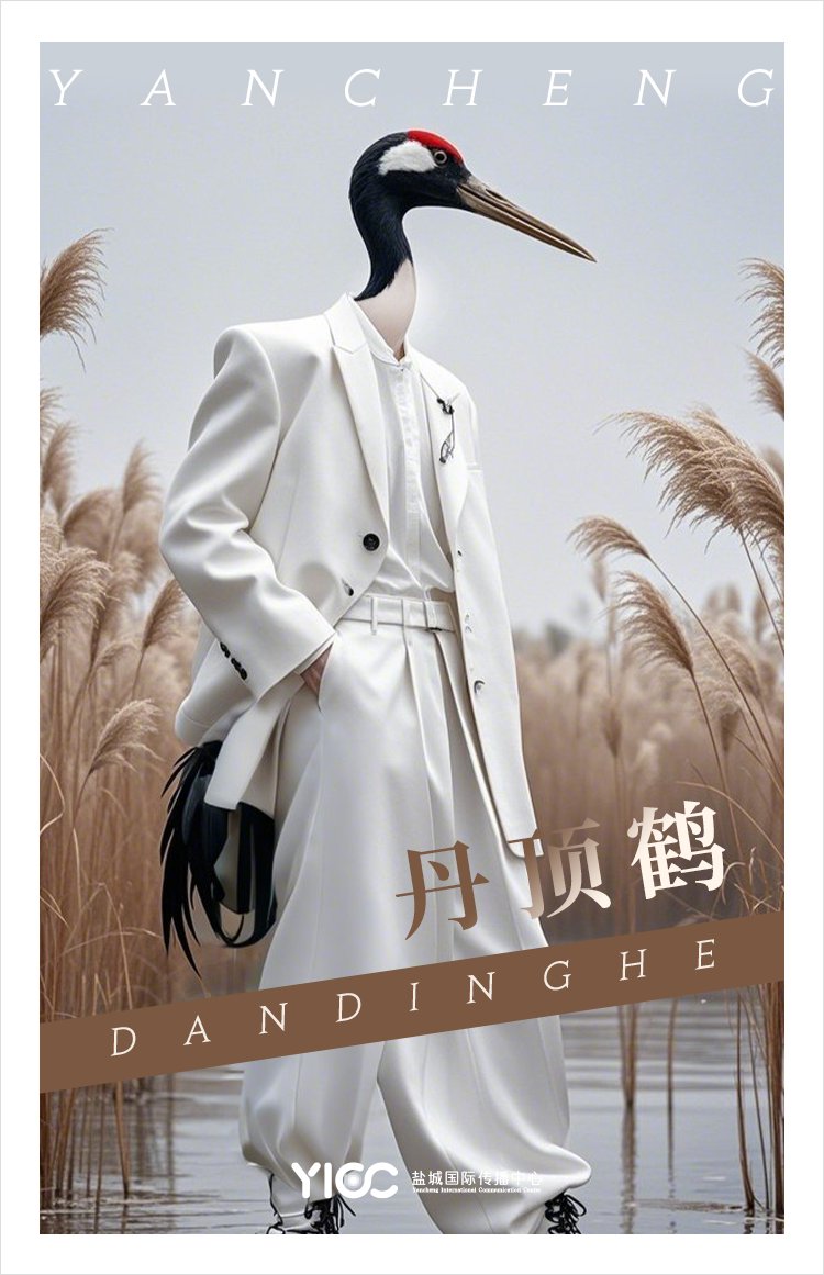 YTheLittleSpoon's tweet photo. Check out the #YanchengYellowSeaWetlandAnimals' #FashionShow! The elk showcases a simple yet elegant "#Merald" style. The #Spoon-billedSandpiper flaunts a downy coat paired with textured long boots. These animals embody a sense of effortless fashion! https://t.co/E3FtO6NkSh