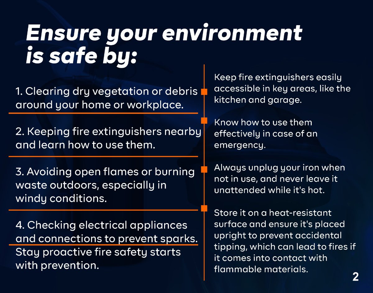 prettytee44's tweet photo. Hon. Olubunmi Tunji-Ojo's unwavering commitment to strengthening the Nigeria Fire Service is indeed top notch. His fforts in enhancing safety infrastructure and supporting the people are truly commendable!
Take Note of these key fire safety tips to follow please 👇👇👇 https://t.co/CQB9uavvBQ