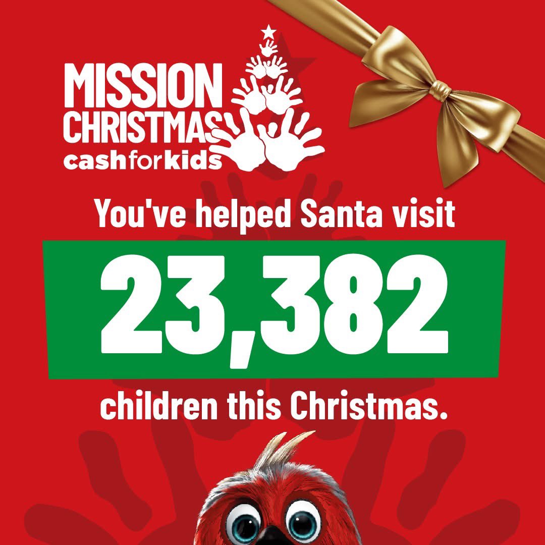 Thanks to YOU Santa will be visiting all of these children across Edinburgh, the Lothians, Fife &amp; Falkirk this Christmas 🎅

If you dropped off a gift, fundraised or made a donation, a massive THANK YOU from us 🥰
