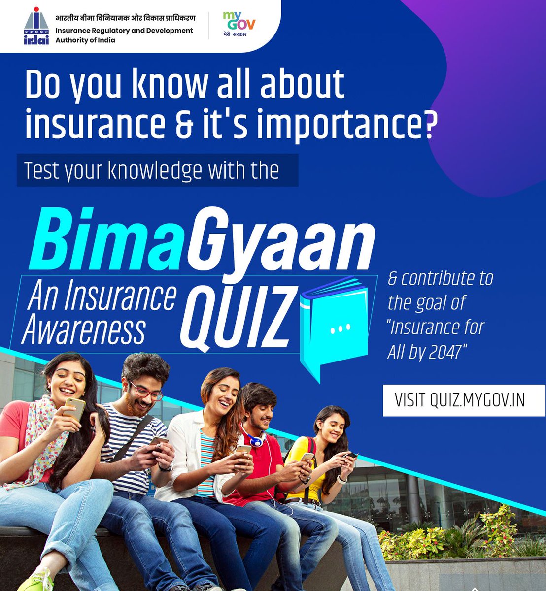 MyGovAssamese's tweet image. বীমা জ্ঞানেৰে নিজকে শক্তিশালী কৰক!

বিমাজ্ঞান কুইজত অংশগ্ৰহণ কৰক আৰু এক নিৰপেক্ষ আৰু স্বচ্ছ বীমা খণ্ড নিশ্চিত কৰাত আইআৰডিএআইৰ ভূমিকাৰ বিষয়ে শিকক।

দৰ্শন:quiz.mygov.in/quiz/bimagyaan…

#NewIndia
#InsuranceAwareness
#BimaGyaan