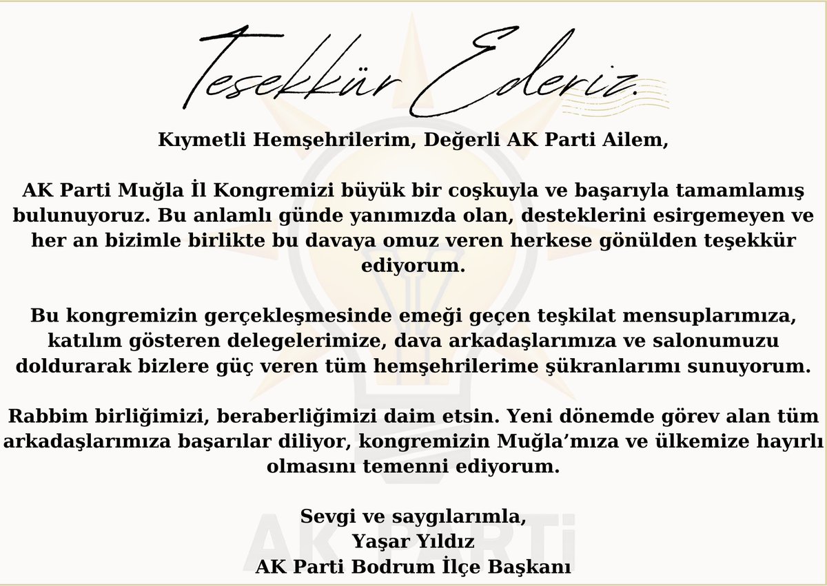 akbodrum48's tweet photo. Teşekkür mesajı 💡🇹🇷 https://t.co/K0ItPGAm1L