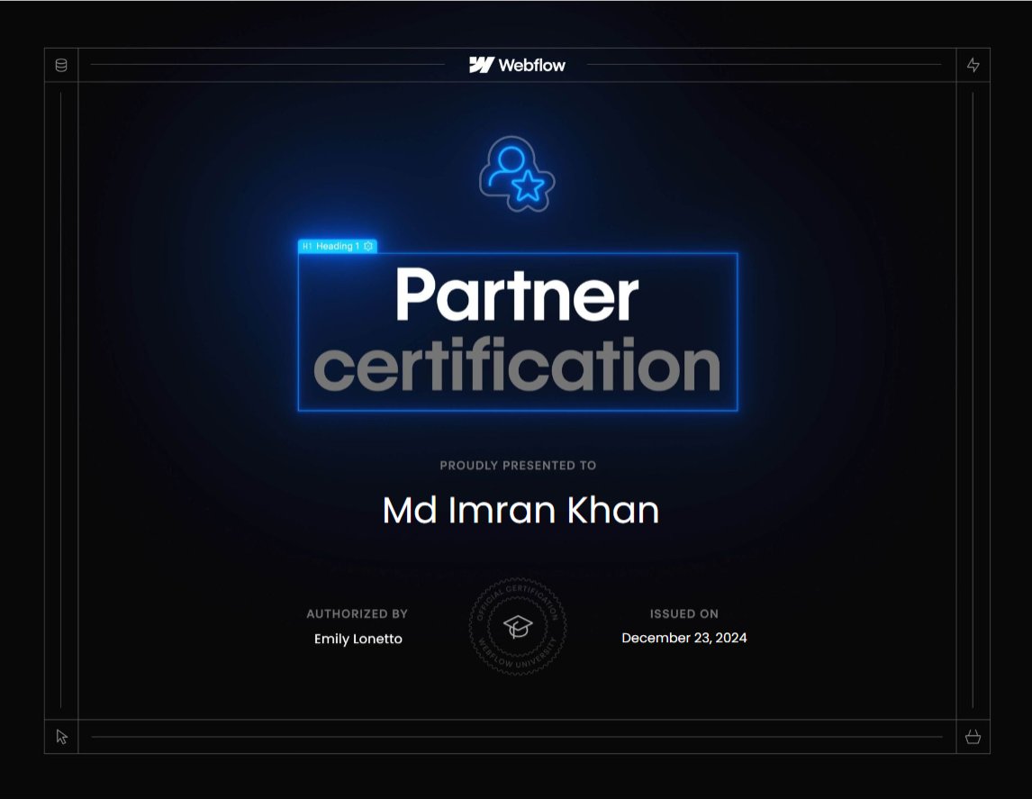 Big news – I'm officially a Certified Webflow Partner!

If you're ready to take your brand and website to the next level, now is the time!  

Let's connect and make your vision a reality!
#webflow #webflowpartner #webflowdesigner #webflowdeveloper #webflowexpert #webflowwebsite