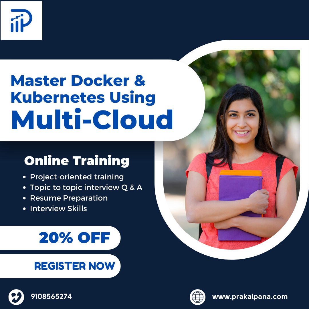 From containers to clusters, master Docker &amp; Kubernetes and conquer multi-cloud environments!
#TechTraining #CloudInnovation #KubernetesLearning #DockerDevelopment