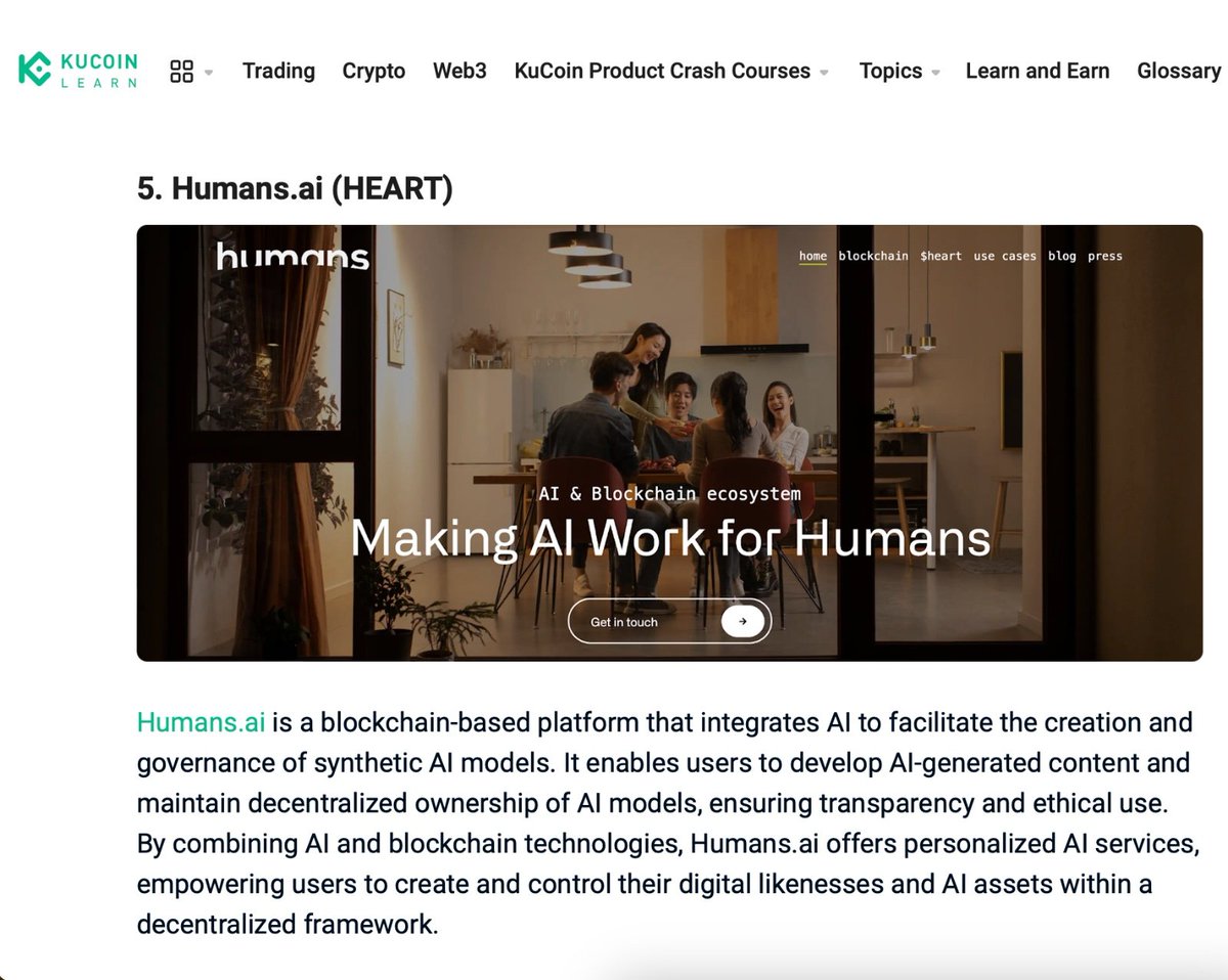 humansdotai's tweet photo. KuCoin highlights the role of AI agents in reshaping industries and mentions Humans AI as a key player in this transformation. Read their latest article to see how we're making an impact!
https://t.co/DPKqi7ikXX https://t.co/KOPdl71nbO