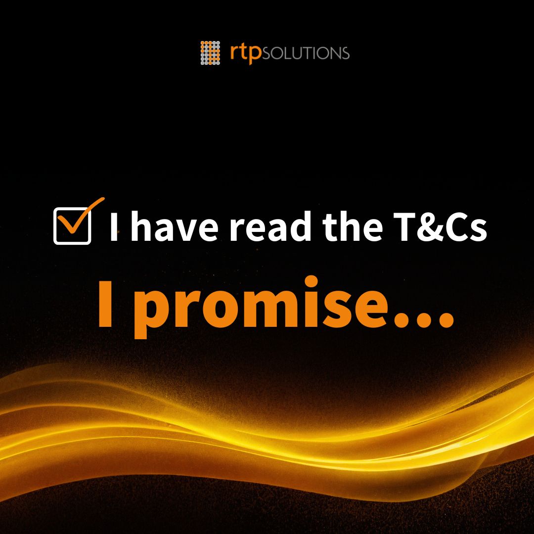 RTPSolutionsUK's tweet photo. Be honest: when was the last time you read the terms and conditions? It comes with a major data risk, but most of us never do.

Protect your business and talk to our team today enquiry@rtpsolutions.co.uk

#ITsupport #datarisk #dataprotection https://t.co/lLyRJDcbjv