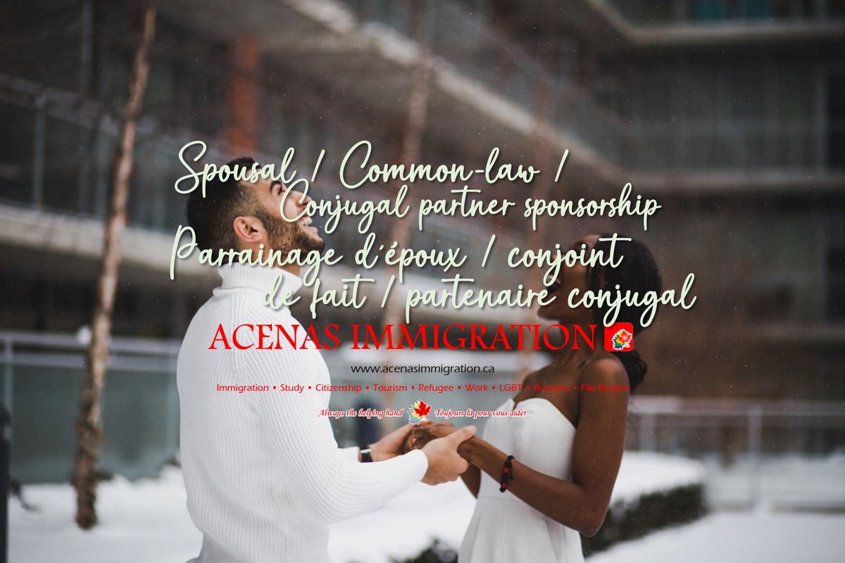 CanMigrations's tweet photo. We can help you reunite with your spouse/partner in Canada!

Acenas Immigration, for your Canadian visa and the latest Canadian immigration news.
Start here➡️: https://t.co/0IMNmSIBZy
---
#spousalsponsorship #acenasimmigration #canadamigrations #canadalife
#immigr https://t.co/sD70dIQqek