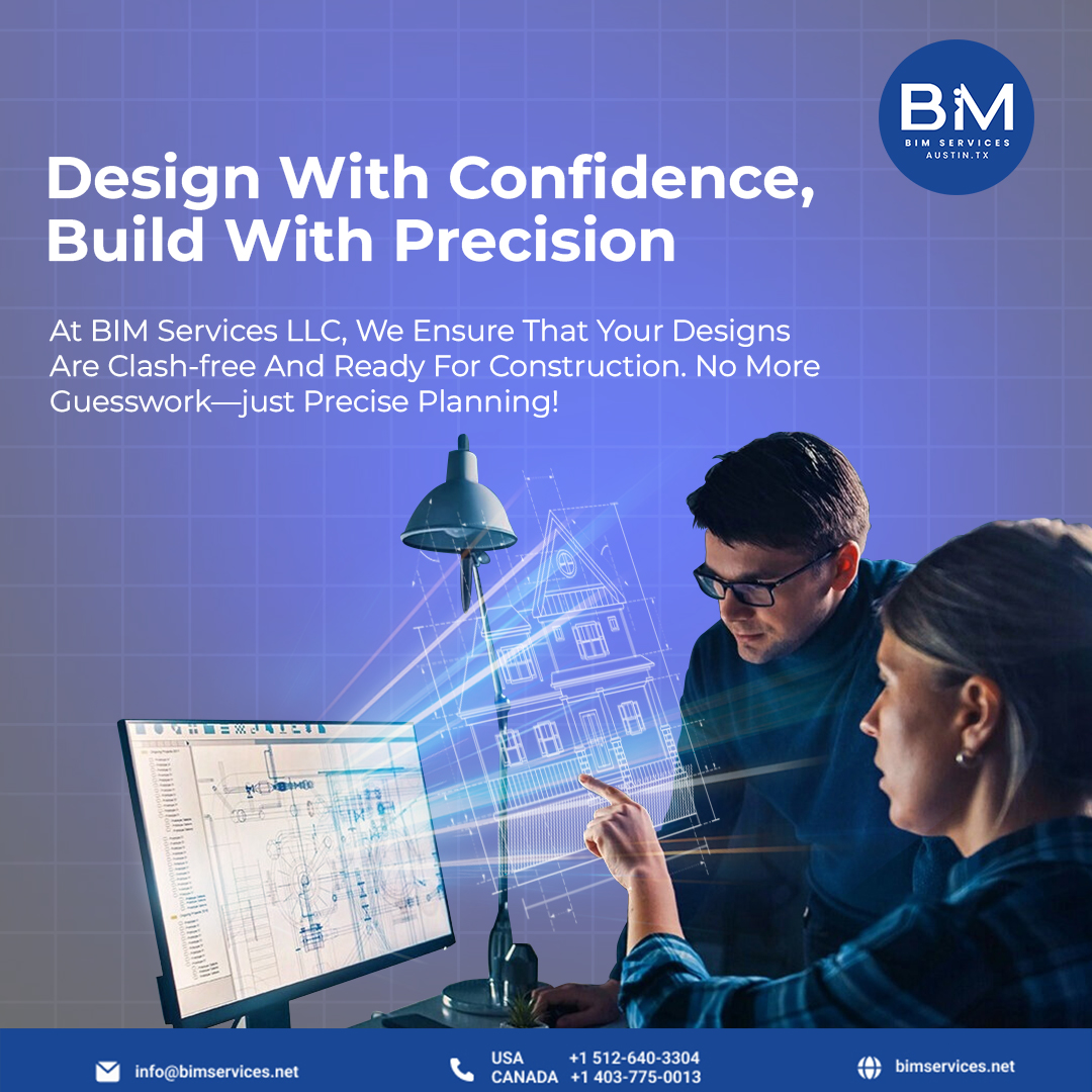 BIM_CADservices's tweet image. Design With Confidence, Build With Precision

At BIM Services LLC, We ensure that your designs are clash-free and ready for construction. No more Guesswork-just precise planning!

#BIMTechnology #ConstructionInnovation #SmartBuilding #BIMServices #BuildingTheFuture