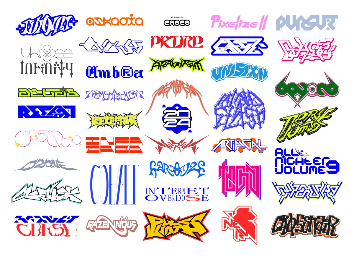 Selected Typographic Works of 2024 ✦, image size:1200x876